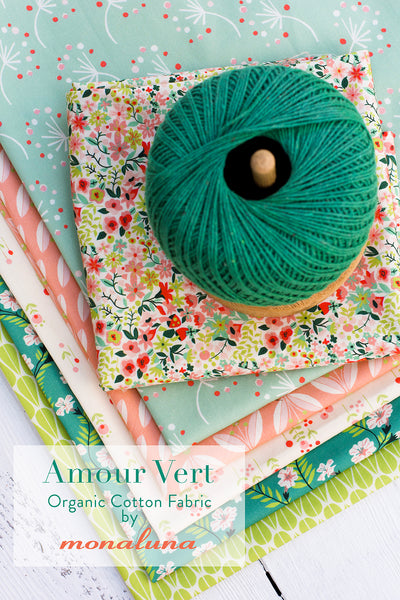 New Organic Fabric - Amour Vert!