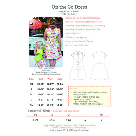On The Go Dress - Patterns